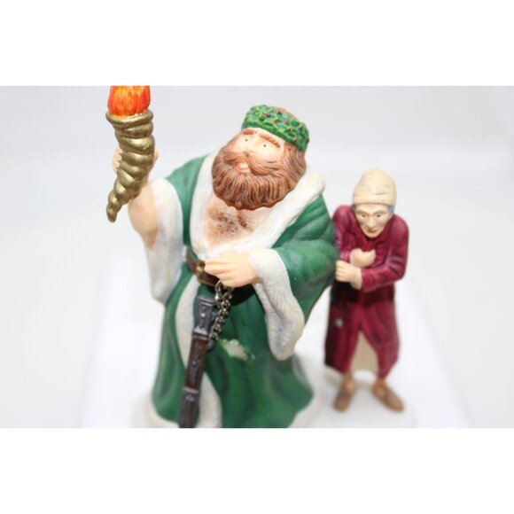Dept 56 Dickens Village - Ghost of Christmas Present Visits Scrooge - Picture 3 of 4